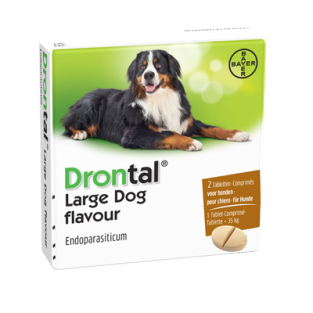 Drontal large dog XL flavour  <br>24  tabletten